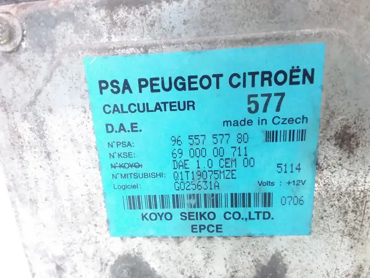 Citroen C3 (2002 - 2009) 9655757780 Блок управления усилителем руля — фото 2