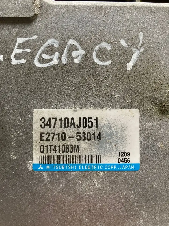 Subaru Legacy (2009 - 2013) 34710AJ051 Блок управления усилителем руля — фото 3