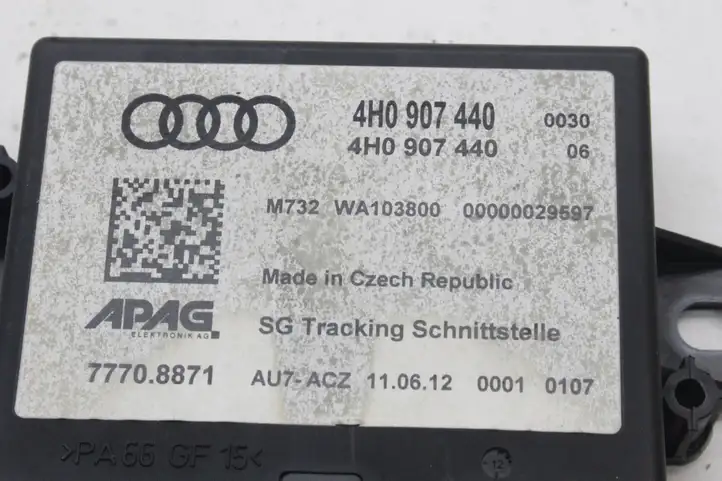 Audi A8 S8 D4 4H (2010 - 2014) 4H0907440 Блок навигации GPS — фото 3