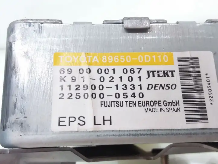 Toyota Yaris (2005 - 2009) 896500D110 Блок управления усилителем руля — фото 3