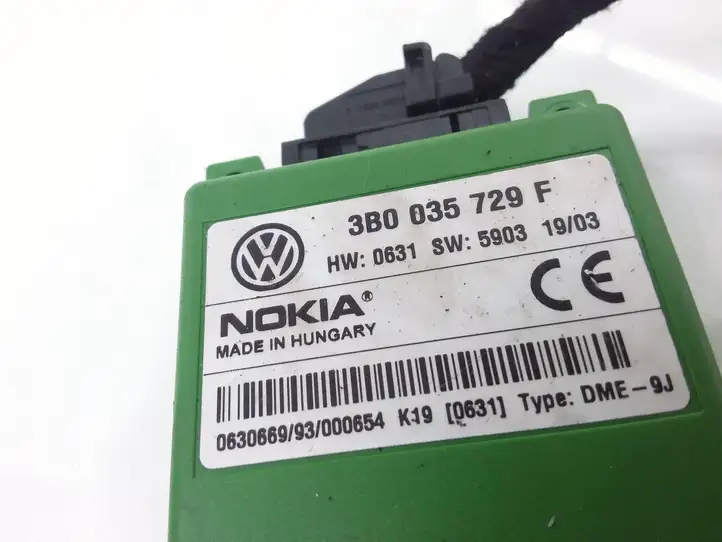 Volkswagen PASSAT B5.5 (2001 - 2005) 3B0035729F Блок GSM — фото 4