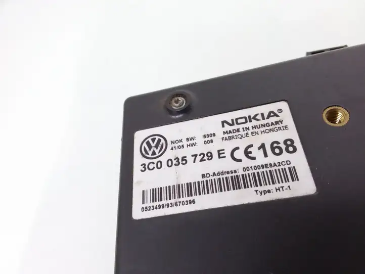 Volkswagen PASSAT B6 (2005 - 2010) 3C0035729E Блок GSM — фото 3