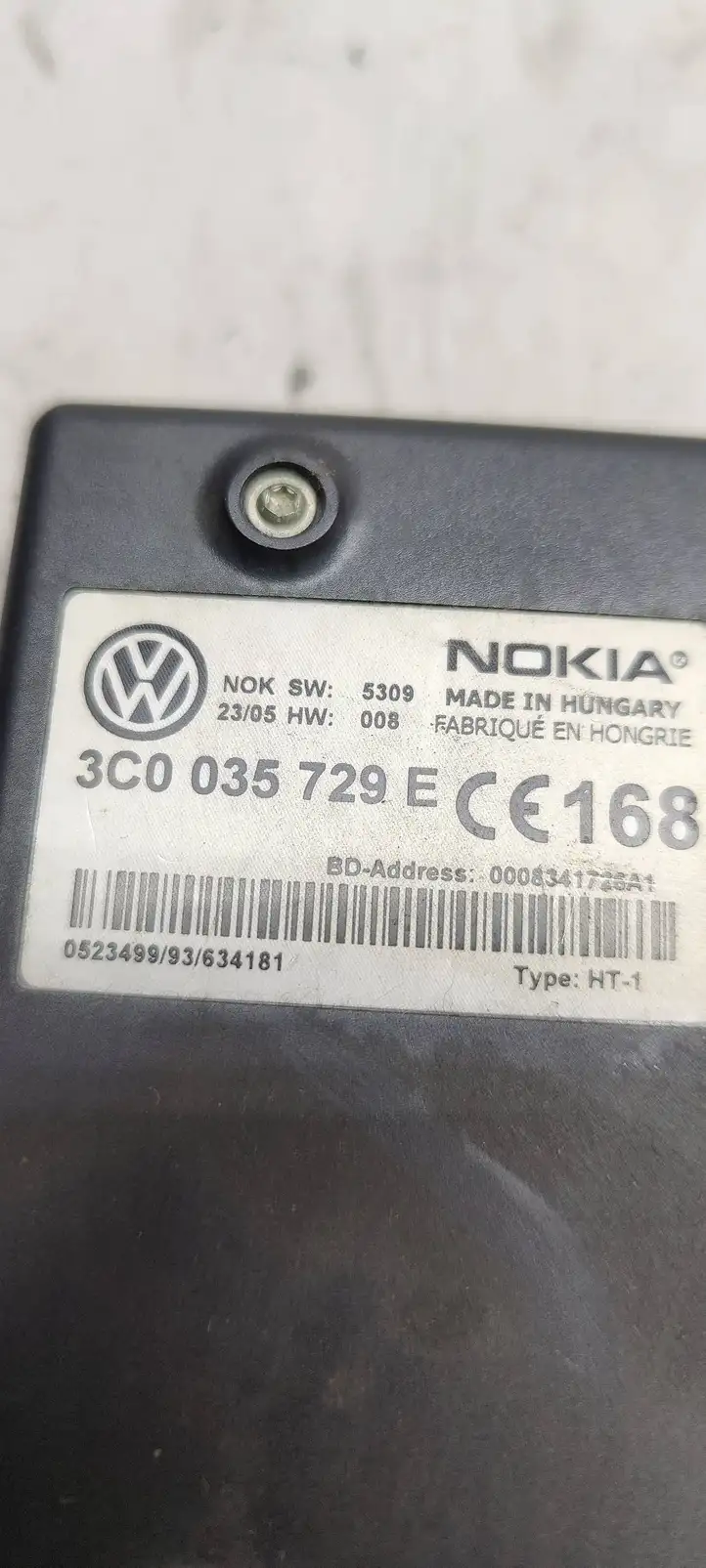 Volkswagen PASSAT B6 (2005 - 2010) 3C0035729E Блок GSM — фото 4