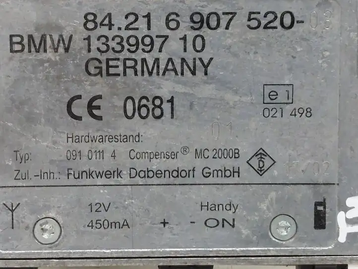 BMW X5 E53 (1999 - 2006) 84216907520 Блок GSM — фото 2