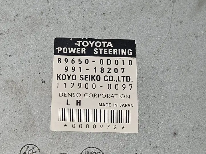 Toyota Yaris (1999 - 2003) 896500D010 Блок управления усилителем руля — фото 2