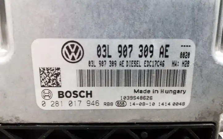 Volkswagen Tiguan (2011 - 2016) 03L907309AE Блок управления двигателем (ECU) — фото 2