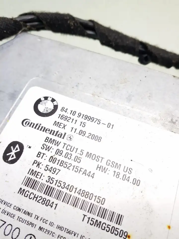 BMW 3 E90 E91 (2005 - 2012) 84109199975 Bluetooth модуль — фото 2