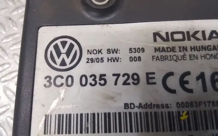 Volkswagen PASSAT B6 (2005 - 2010) 3C0035729 Блок GSM — фото 2