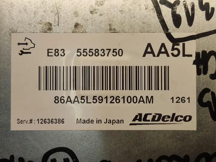 Opel Corsa D (2010 - 2014) 55583750 Блок управления двигателем (ECU) — фото 2