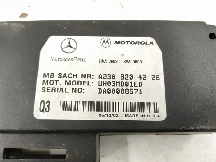 Mercedes-Benz CLK A209,C209 (2002 - 2009) Блок GSM — фото 3