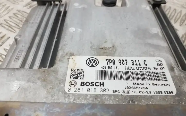 Volkswagen Touareg II (2010 - 2018) 7P0907311C Блок управления двигателем (ECU) — фото 6