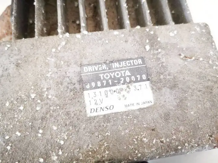 Toyota Avensis T250 (2006 - 2009) 8987120070 Блок управления форсунками — фото 2