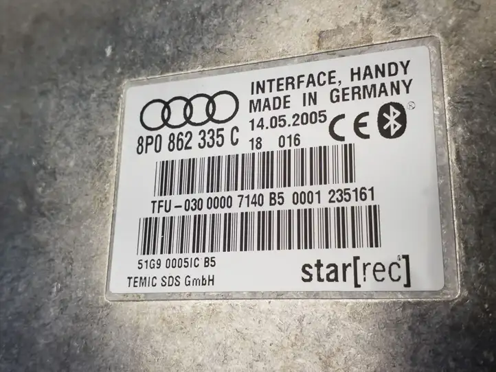 Audi A4 S4 B7 8E 8H (2004 - 2009) 8P0862335C Bluetooth модуль — фото 3