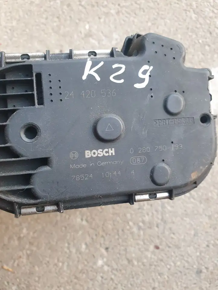 Opel Corsa D (2006 - 2010) 0280750133 Дроссельная заслонка — фото 2