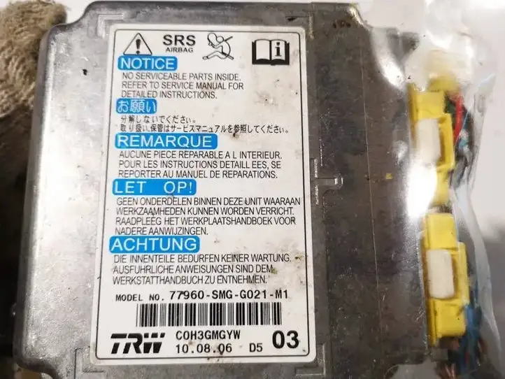 Honda Civic (2006 - 2011) 77960smgg021m1 Датчик удара SRS — фото 3