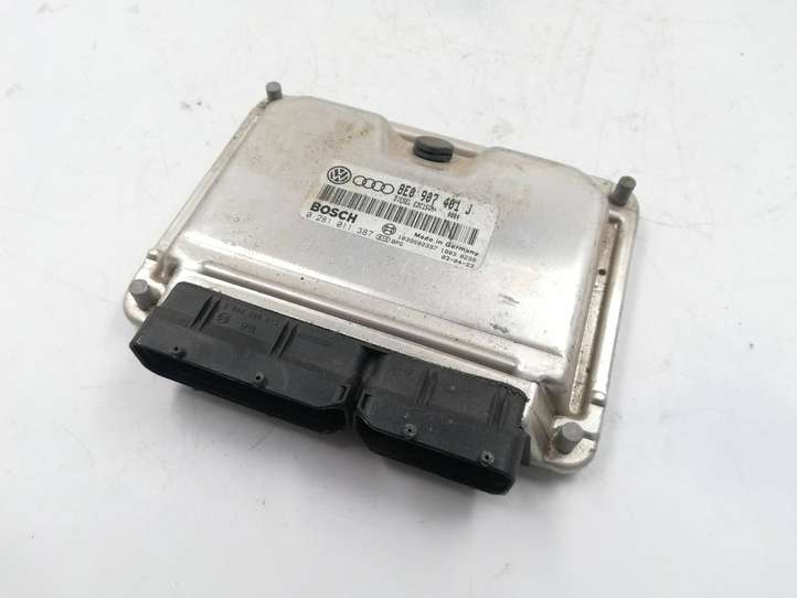 Audi A4 (2000 - 2006)  8E0907401J Блок управления двигателя
