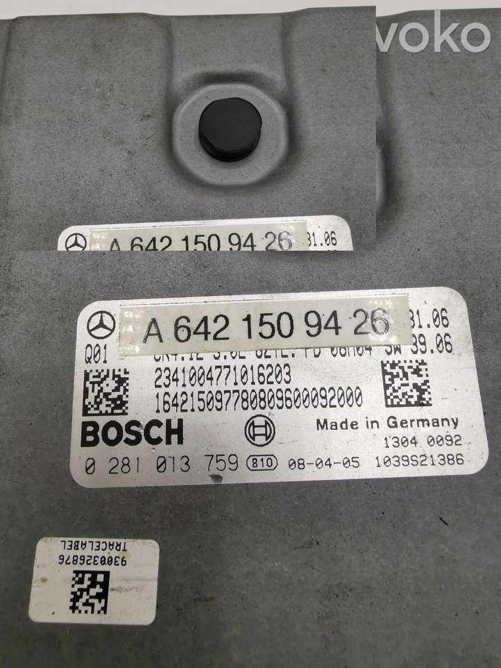 Mercedes-Benz R W251 (2005 - 2013)  A6421509426 Блок управления двигателя