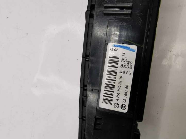 Mercedes-Benz R W251 (2005 - 2013)  A2518703310 Другие включатели / ручки/ переключатели