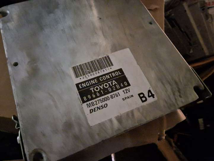 Toyota Corolla E120 E130 (2004 - 2007)  8966102B40 Блок управления двигателя