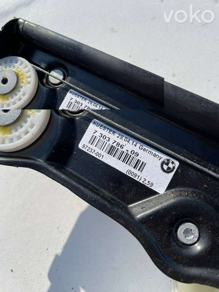 BMW 6 F12 F13 (2010 - 2018)  7303786 Передний комплект электрического механизма для подъема окна