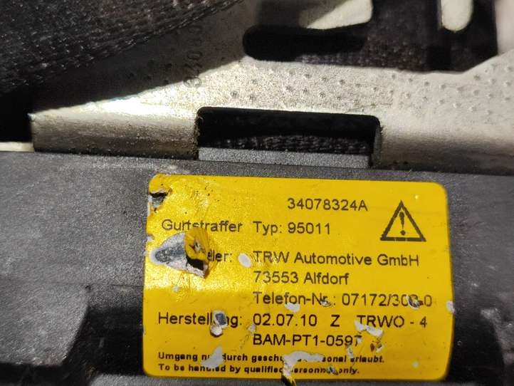 Volvo S60 (2010 - 2013)  34078324A Средний ремень безопасности ()