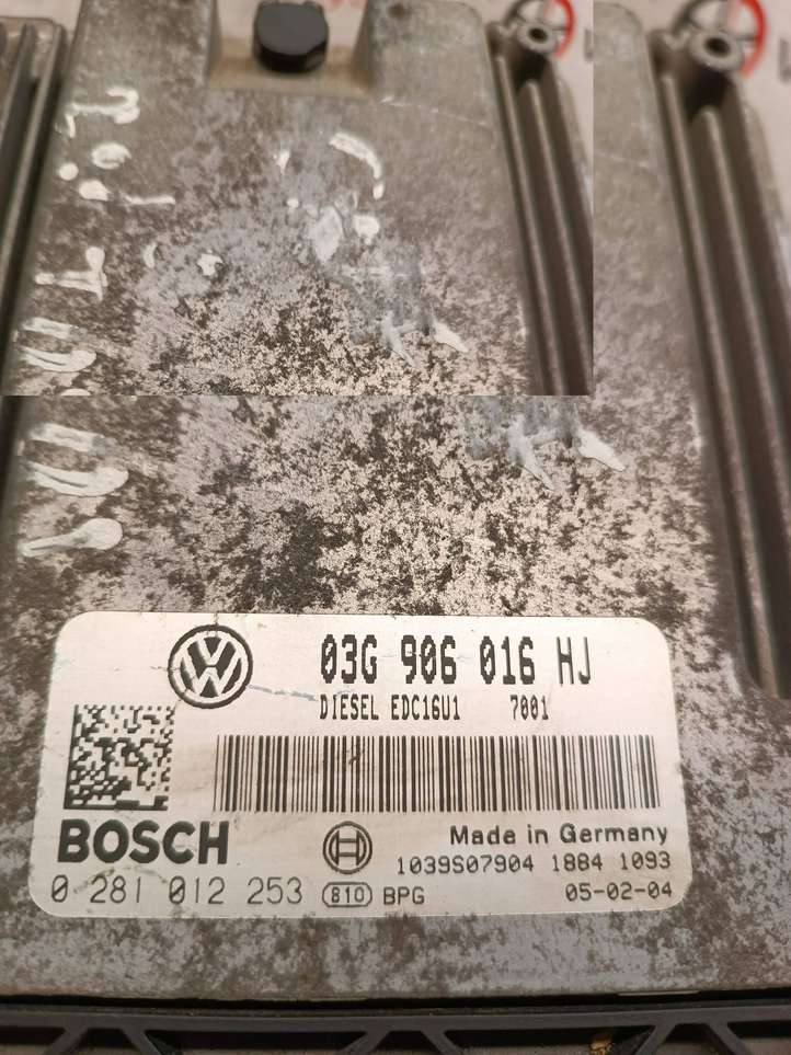 Volkswagen Golf V (2003 - 2009)  03G906016HJ Блок управления двигателя