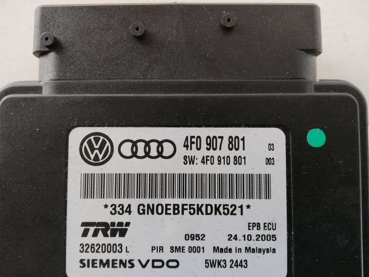Audi A6 (2004 - 2008)  4F0907801 Модуль управления ручным тормозом