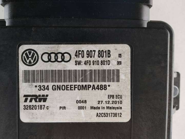 Audi A6 (2004 - 2008)  4F0907801B Модуль управления ручным тормозом