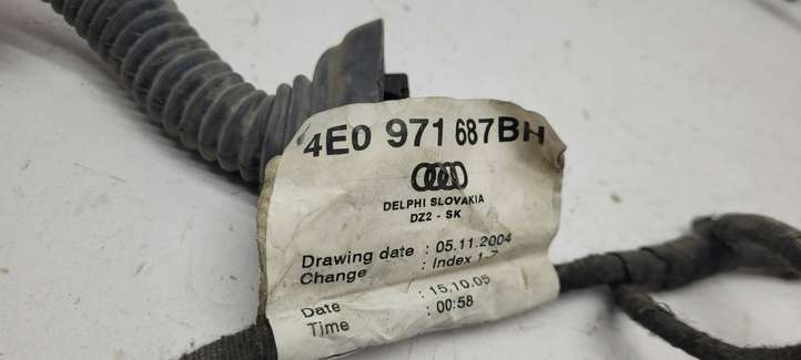 Audi A8 (2005 - 2007)  4E0971687BN Проводка задних дверей