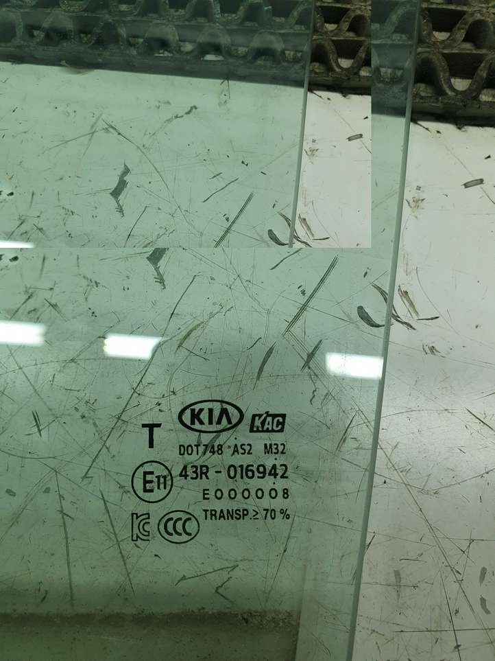 Kia Rio (2015 - 2017)  43R016942 Основное стекло задних дверей