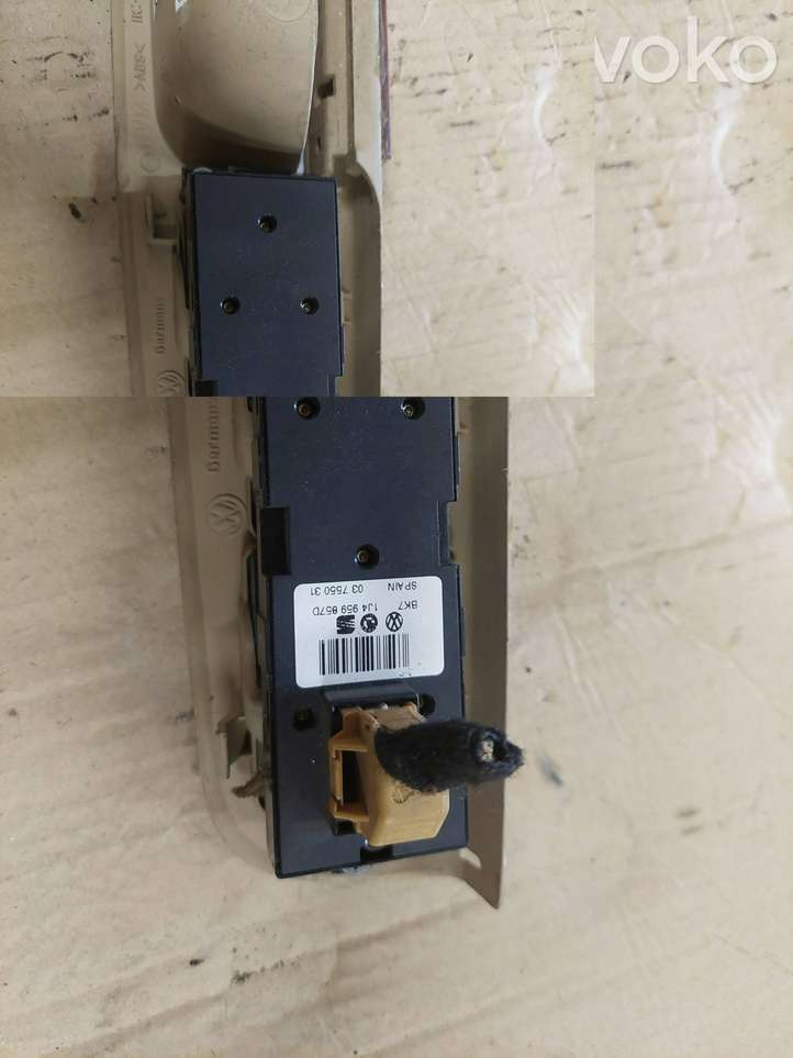 Volkswagen PASSAT B5.5 (2001 - 2005)  1J4959857D Кнопка стеклоподъемников