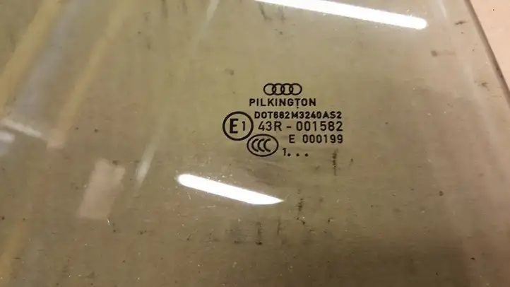 Audi A4 S4 B8 8K (2007 - 2011) Стекло задней двери — фото 2