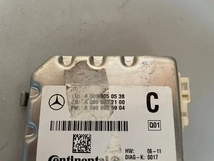 Mercedes-Benz CLS C218,X218 (2011 - 2017) A0009050538 Камера в лобовом стекле — фото 2