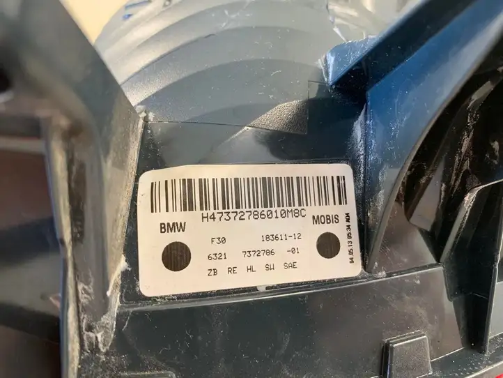 BMW 3 F30 F35 F31 (2012 - 2018) 7372786 Задний фонарь в кузове — фото 2