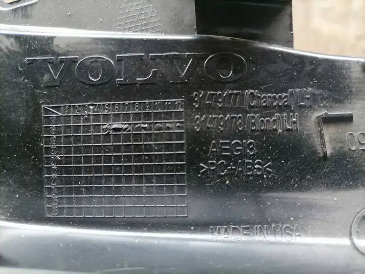 Volvo S60 (2018 - ) 31479178 Накладка ремня безопасности — фото 2