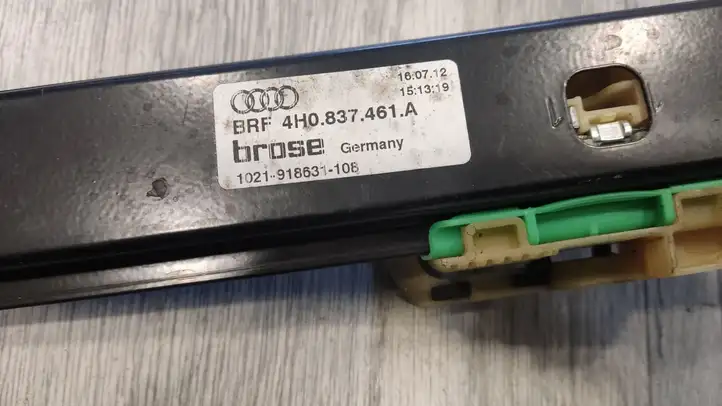 Audi A8 S8 D4 4H (2013 - 2017) 4H0837461A Стеклоподъемник передней двери (без мотора) — фото 1