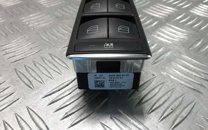 Mercedes-Benz C W204 (2007 - 2014)  A2049055402 Кнопка стеклоподъемников