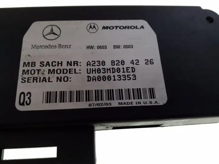 Mercedes-Benz C W203 (2000 - 2007) A2308204226 Блок GSM — фото 1
