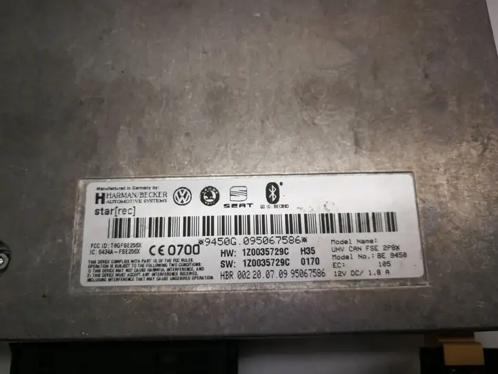 Seat Ibiza IV (6J,6P) (2008 - 2017) 1Z0035729C Bluetooth модуль — фото 2
