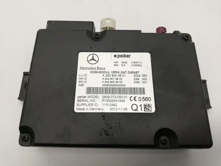 Mercedes-Benz E W212 (2009 - 2016) A2429004801 Блок GSM — фото 1
