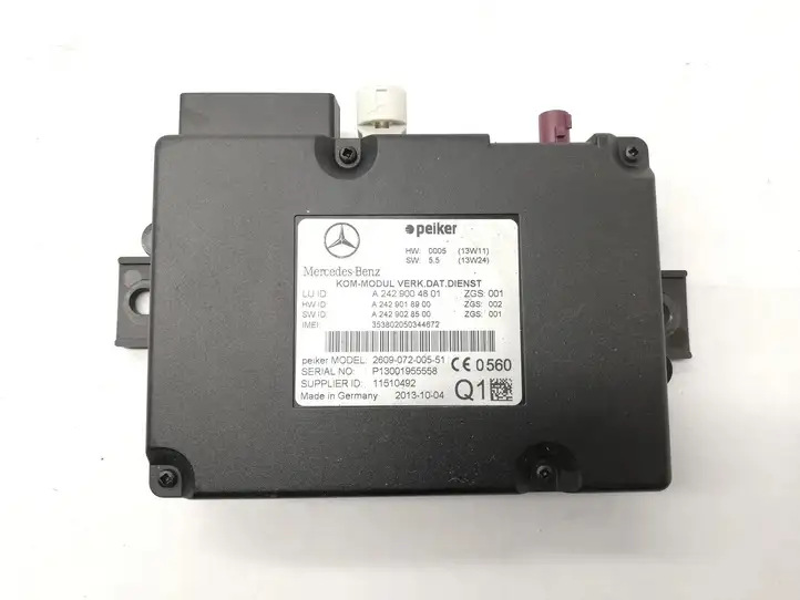 Mercedes-Benz C W204 (2007 - 2014) A2429004801 Блок GSM — фото 1