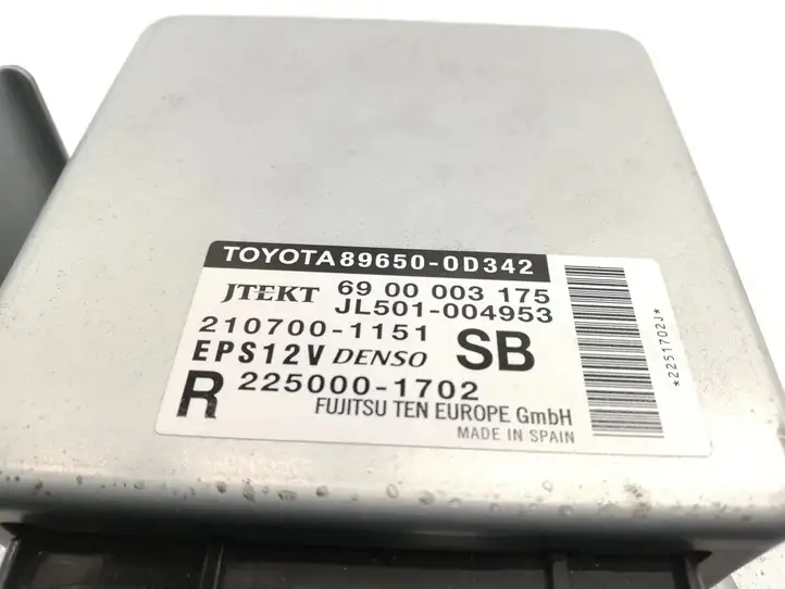 Toyota Yaris (2014 - 2019) 896500D342 Блок управления усилителем руля — фото 2