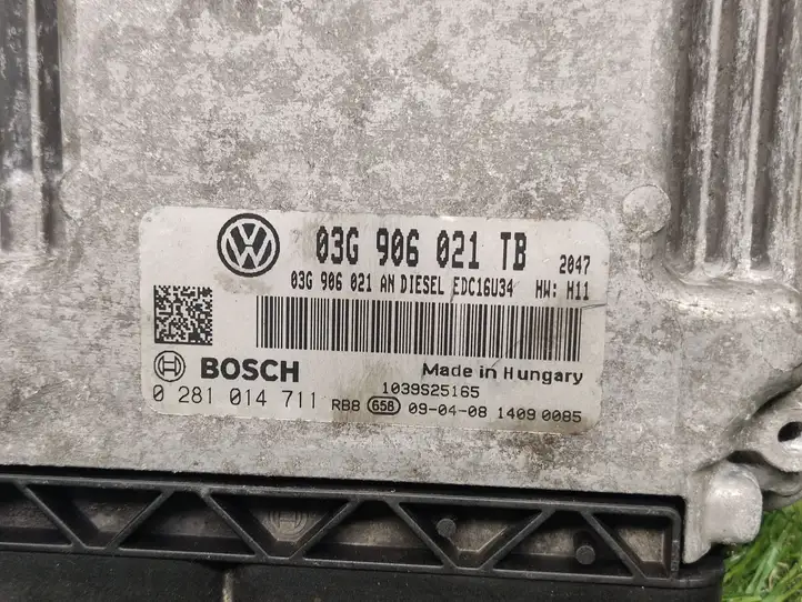 Skoda Octavia Mk2 (1Z) (2004 - 2013) 03G906021TB Блок управления двигателем (ECU) — фото 2