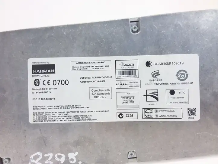 BMW X3 F25 (2010 - 2017) 9257150 Bluetooth модуль — фото 4