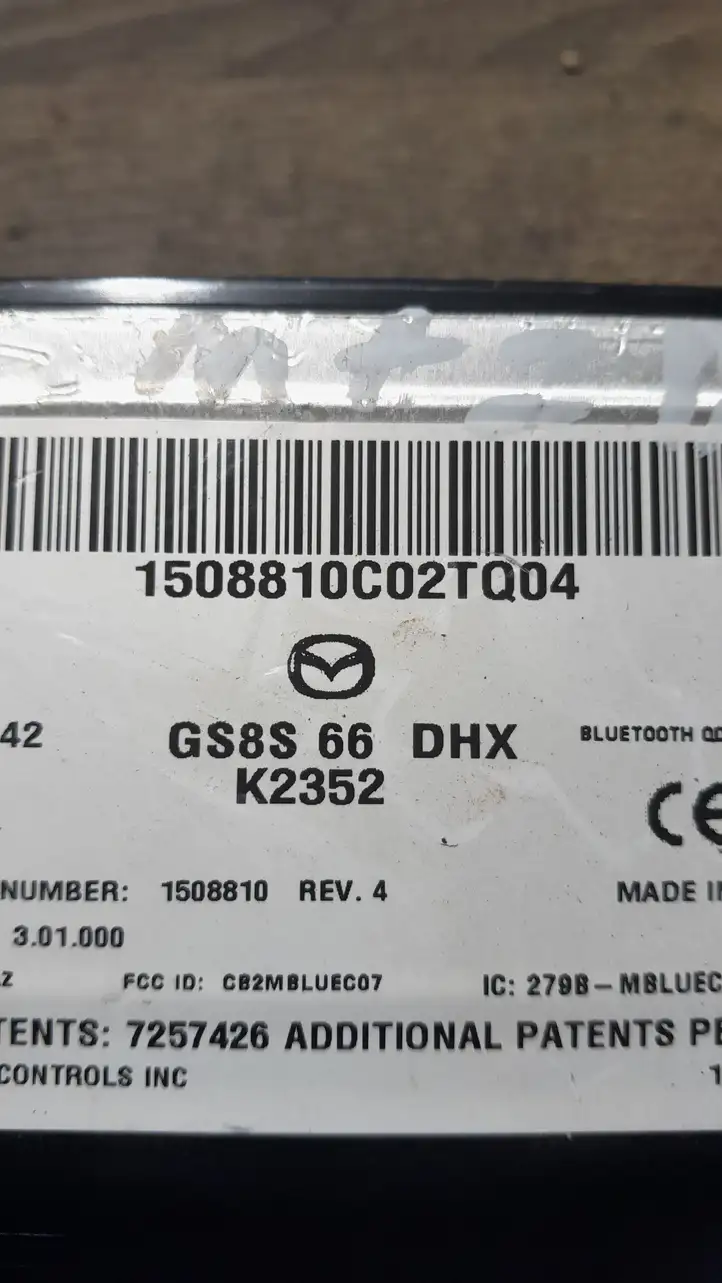Mazda 6 (2005 - 2007) GS8S66DHX Bluetooth модуль — фото 2