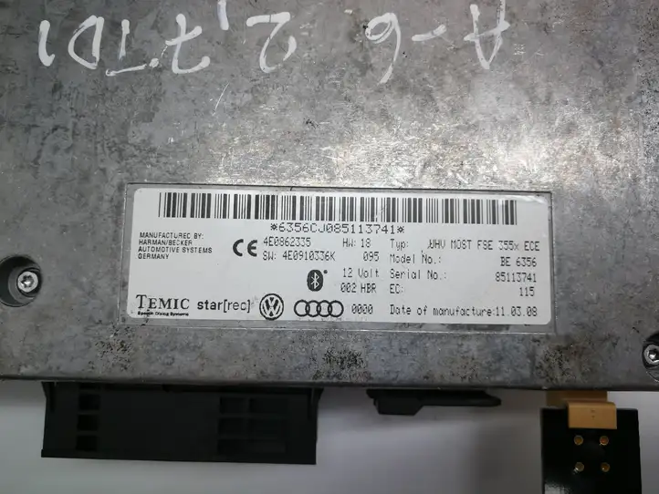Audi Q7 4M (2015 - ) 4E0910336K Bluetooth модуль — фото 3