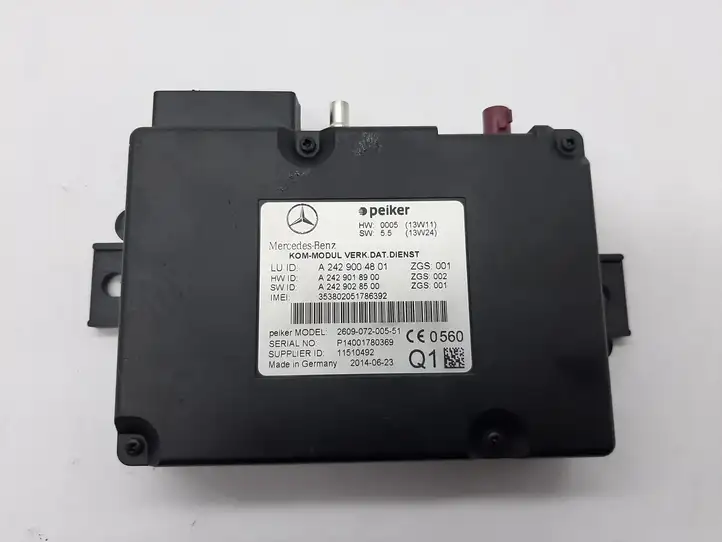 Mercedes-Benz E W212 (2009 - 2016) A2429004801 Блок GSM — фото 1