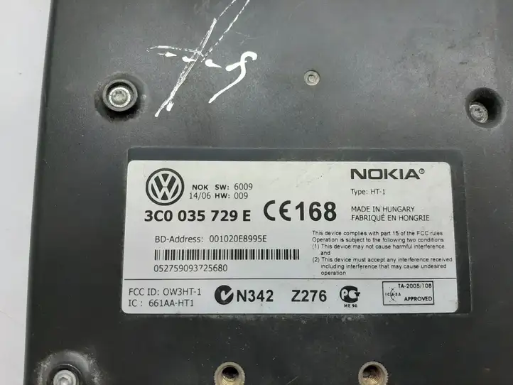 Volkswagen PASSAT B6 (2005 - 2010) 3C0035729E Bluetooth модуль — фото 2