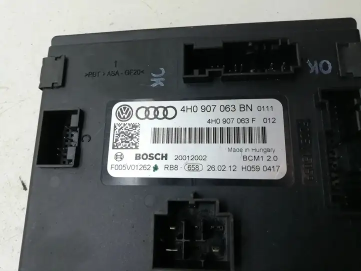 Audi A6 C7 (2011 - 2014) 4H0907063BN Модуль управления кузовом (BCM) — фото 2