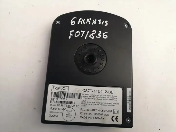 Ford Galaxy (2010 - 2015) CS7T14D212BB Bluetooth модуль — фото 3